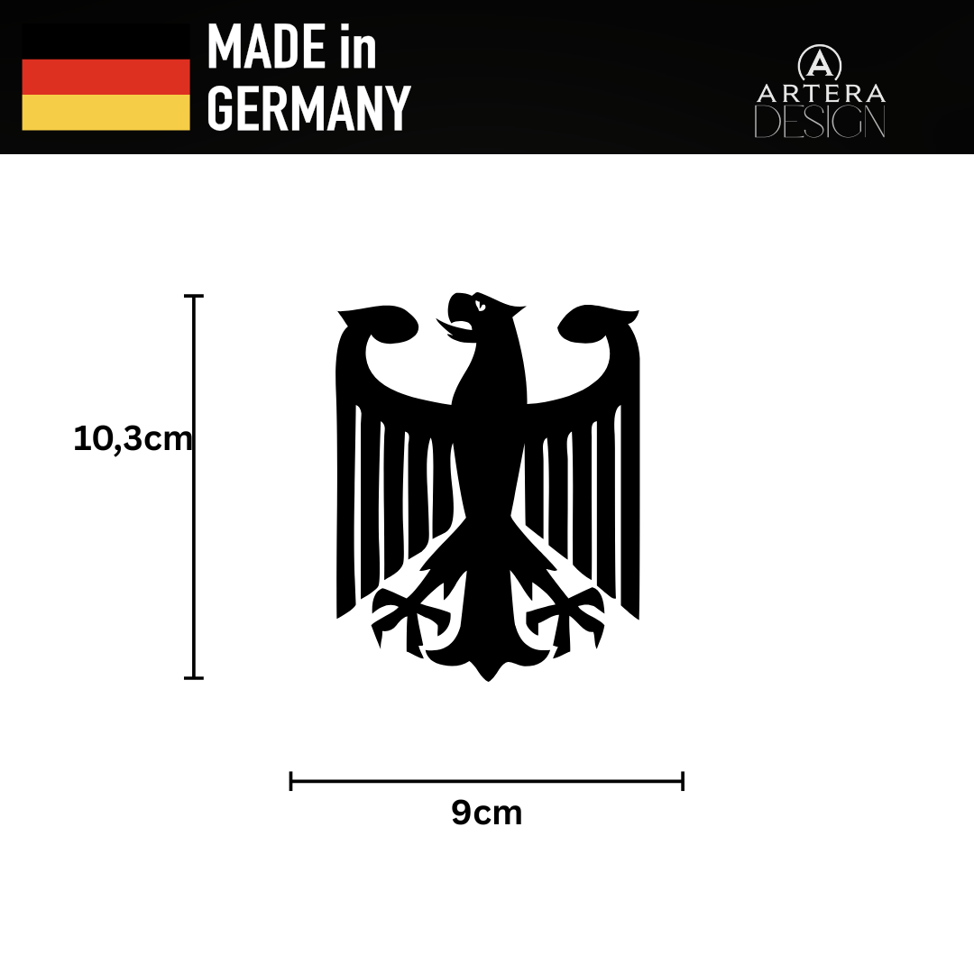Deutschland Bundesadler Vinyl Sticker – Länderstolz